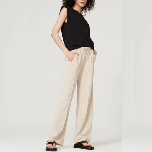 Scotch & Soda Pants - Scotch & Soda Wide Leg Sweatpants Straight Leg Modal Size XL